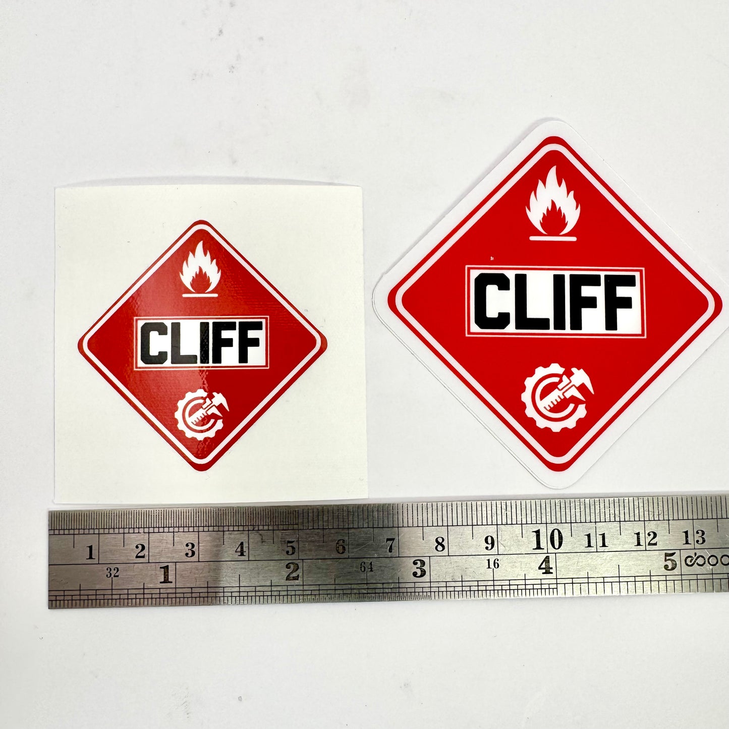 Cliff McCrawl Industries Stickers