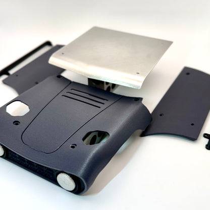 Poorigin Package #4 w/ Steel Long Sliders and Aluminum Roof