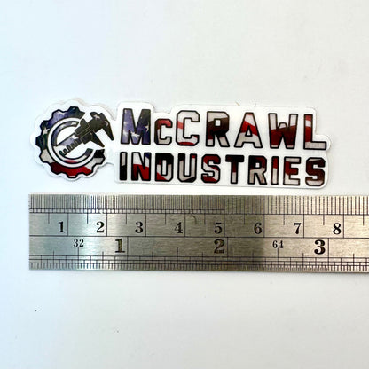 Cliff McCrawl Industries Stickers