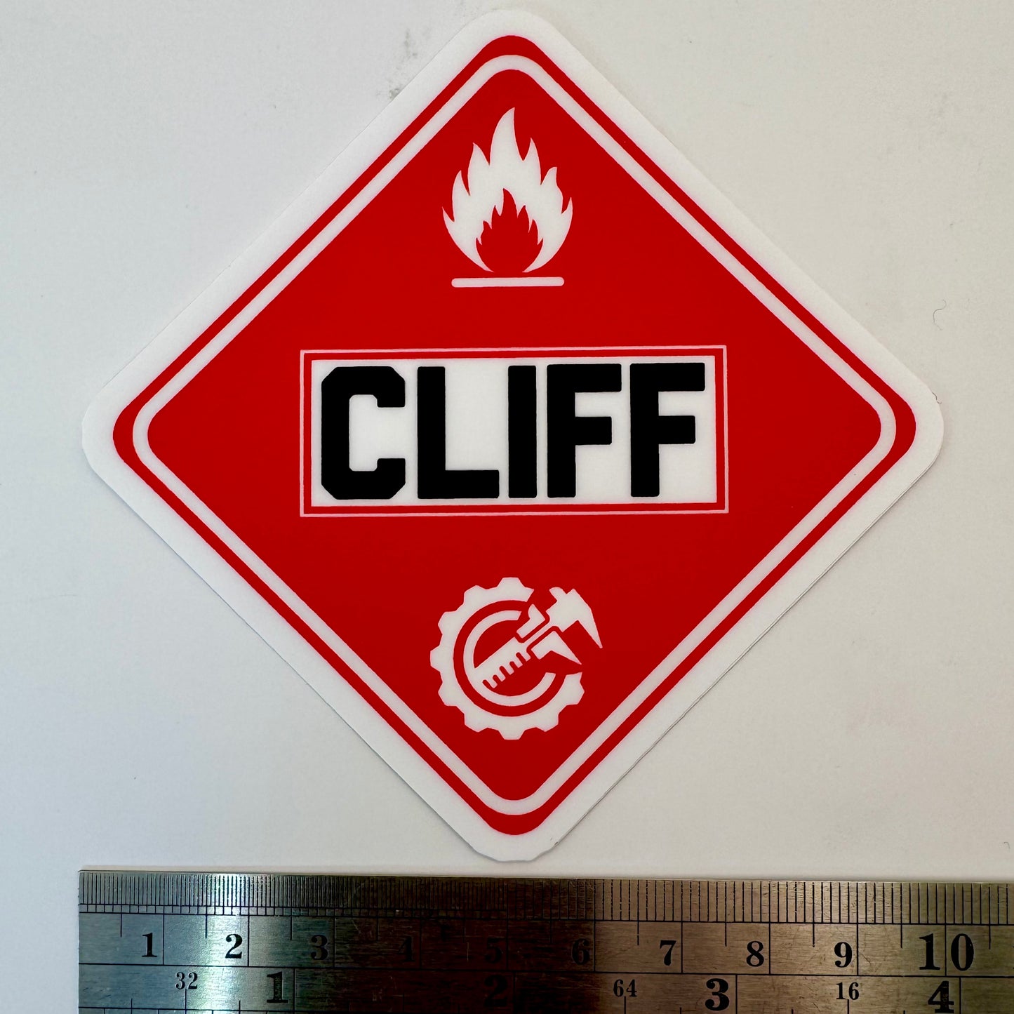 Cliff McCrawl Industries Stickers