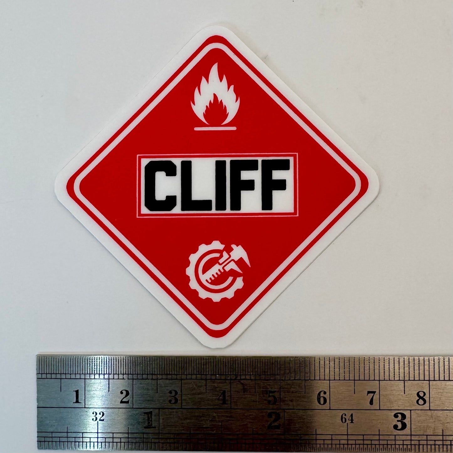Cliff McCrawl Industries Stickers